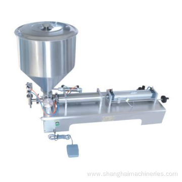 Semi-automatic Paste Stainless Steel Bottle Filling Machine